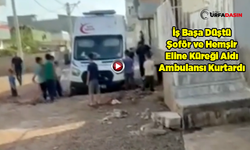 Ambulans Hasta Almaya Gidecekti Ama Çamura Saplandı