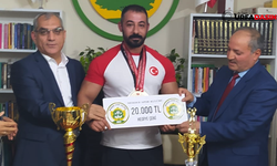 Şanlıurfalı Sporcu Erdal Akbaş Türkiye 2.'si Oldu 20 Bin Lirayla Ödüllendirildi