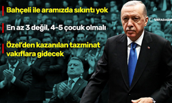 Cumhurbaşkanı Erdoğan'dan Gündemdeki Konularla İlgili Açıklamalar