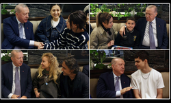 Cumhurbaşkanı Erdoğan'dan, Ankara'da Bir Kafedeki Vatandaşlara Sürpriz Ziyaret