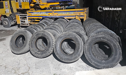 Şanlıurfa'da Sahte Faturalı Tır Lastikleri Ele Geçirildi