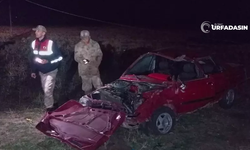 Şanlıurfa Siverek'te Şarampole Devrilen Otomobilin Sürücüsü Öldü