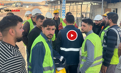 Şanlıurfa Şehir Hastanesi İnşaatında Çalışan İşçiler Maaşlarını Alamadıkları İçin İş Bıraktı