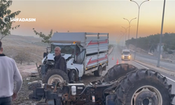 Şanlıurfa Birecik’te Traktör ile Kamyonet Çarpıştı: 2 Yaralı