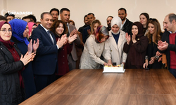 Şanlıurfa'da Öğretmenler Günü Vatan Okulunda Yaş Pasta Kesilerek Kutlandı
