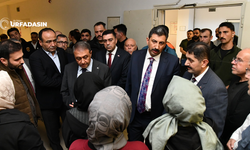 Şanlıurfa Valisi Adliyedeki Patlamada Yaralanan Zabit Katibini Hastanede Ziyaret Etti