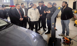 Şanlıurfa'da Öğrenciler, Otomatik Lastik Şişirme Makinesi Geliştirdi