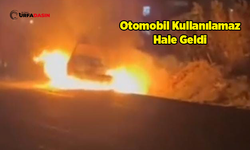 Şanlıurfa'da Psikilojik Sorunları Olan Şahıs Aracını Yaktı
