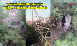 Urfa'da Elektrik Direğinin Parçaları ile Teller Çalındı, İşyerleri Enerjisiz Kaldı