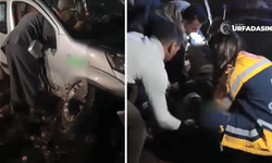 Şanlıurfa Birecik’te Yoldan Çıkıp Tarlaya Giren Araçta 2 Kişi Yaralandı