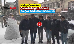 Şanlıurfa Bozova'da Halaylı Kar Sevinci !