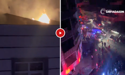 Şanlıurfa Eyyübiyede Binanın Dış Cephesi ve Odunluğunda Yangın Çıktı
