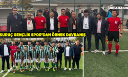Bozova Belediye Spor İle Suruç Gençlik Spor Arasındaki Gerginlikte Dostluk Kazandı