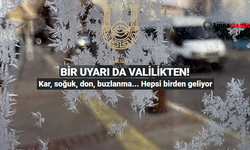 Şanlıurfa Valiliğinden Buzlanma ve Don Uyarısı