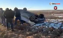 Şanlıurfa Arat Dağı'nda Araç Takla Atarak Yoldan Çıktı: 1 Yaralı