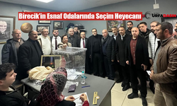 Birecik Esnaf ve Sanatkârlar Odası ile Minibüsçüler ve Kamyoncu Odası Başkanları Güven Tazeledi