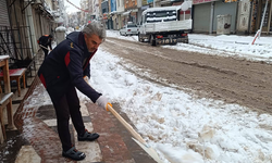 Viranşehir Belediyesi Karla Mücadelede Seferber Oldu