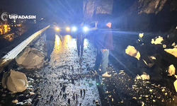 Şanlıurfa Birecik'te Heyelan; Yol Trafiğe Kapandı