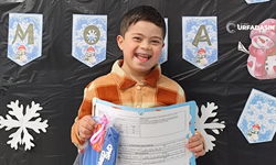 Şanlıurfa'da Down Sendromlu Muhammed Said Kendirci'nin Karne Sevinci