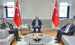 Vekil Özyavuz İle Başkan Özyavuz Ulaştırma Bakanını Ziyaret Etti Müjdeyi Verdi