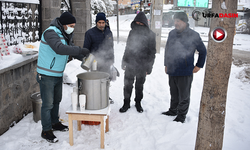 Siverek'te Sabah Saatlerinde 4 Noktada Sıcak Çorba İkramı