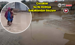 Şanlıurfa Suruç'ta Sokaklar Göle Döndü