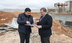 Başkan Canpolat’tan Gençliğe Yatırım Olan Yüzme Havuzu İnşaatında İnceleme