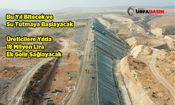 Şanlıurfa'da Yapılan Karakız Barajı'nda İnşaat Hızla Devam Ediyor