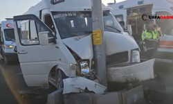 Şanlıurfa Birecik’te Tarım İşçilerini Taşıyan Minibüs Kaza Yaptı Çok Sayıda Yaralı Var