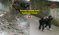 Şanlıurfa'da Çocuklar Yıkılan Duvarın Altında Kalmaktan Son Anda Kurtuldu