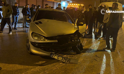 Şanlıurfa Suruç'ta Otomobiller Çarpıştı Soför Yaralandı