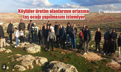 Şanlıurfa Halfeti’de Argıl’da Köylülerin Taş Ocağı Tepkisi