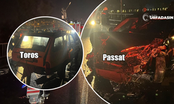 Birecik Köprüsü’nde Passat İle Toros Çarpıştı: 2 Yaralı