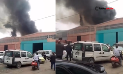 Şanlıurfa Evren Sanayi Sitesinde Yangın