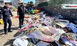 Viranşehir'de Kent Estetiğini Bozan İzinsiz Afişler Kaldırıldı