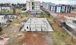 Harran'da Her Mahalleye Voleybol ve Basketbol Sahası Yapılıyor