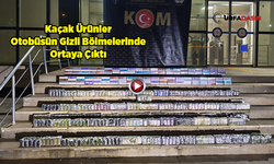 Şanlıurfa'da Otobüste 1 Milyon 200 Bin Liralık Kaçak Ürün Ele Geçirildi