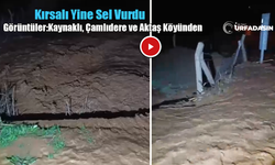 Şanlıurfa'da Gece Etkisini Artıran Sağanak Yağış Sele Dönüştü