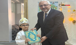 Şanlıurfa'da 4-6 Yaş Kursunda Eğitim Alan Asaf Eymen Kur’an-I Kerim’i Hatmetti