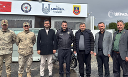 Karaköprü Polis Uygulama Noktasında Bayramlaşma