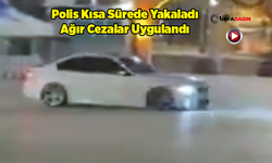 Şanlıurfa'da Rabia Maydanında Drift Yapan Sürücüye 144 Bin Lira Ceza Uygulandı