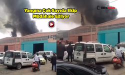 Şanlıurfa Evren Sanayi Sitesinde Yangın