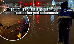 Şanlıurfa'da Sağanak Yağış Manzaraları !