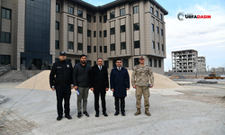 Şanlıurfa Valisi Şıldak, Sona Yaklaşılan Suruç Hükümet Konağı'nı İnceledi