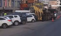 Şanlıurfalı Tır Sürücüsü Diyarbakır'da Park Halindeki 9 Araca Çarptı: 1 Yaralı