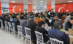 Viranşehir Organize Sanayi Esnafı İftar Sofrasında Buluştu