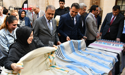 Şanlıurfa'da Ehram Kumaş Koleksiyonu Tanıtıldı