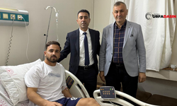 Viranşehir Belediyespor Kaptanına Kulüp Başkanından Moral Ziyareti