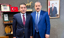 Mahmut Özyavuz, Urfa'ya Büyük Hizmetleri Olan Faruk Çelik'i Ziyaret Etti