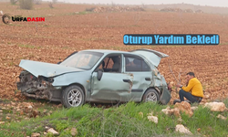 Şanlıurfa Bozova'da Takla Atan Araçta Sürücünün Burnu Bile Kanamadı